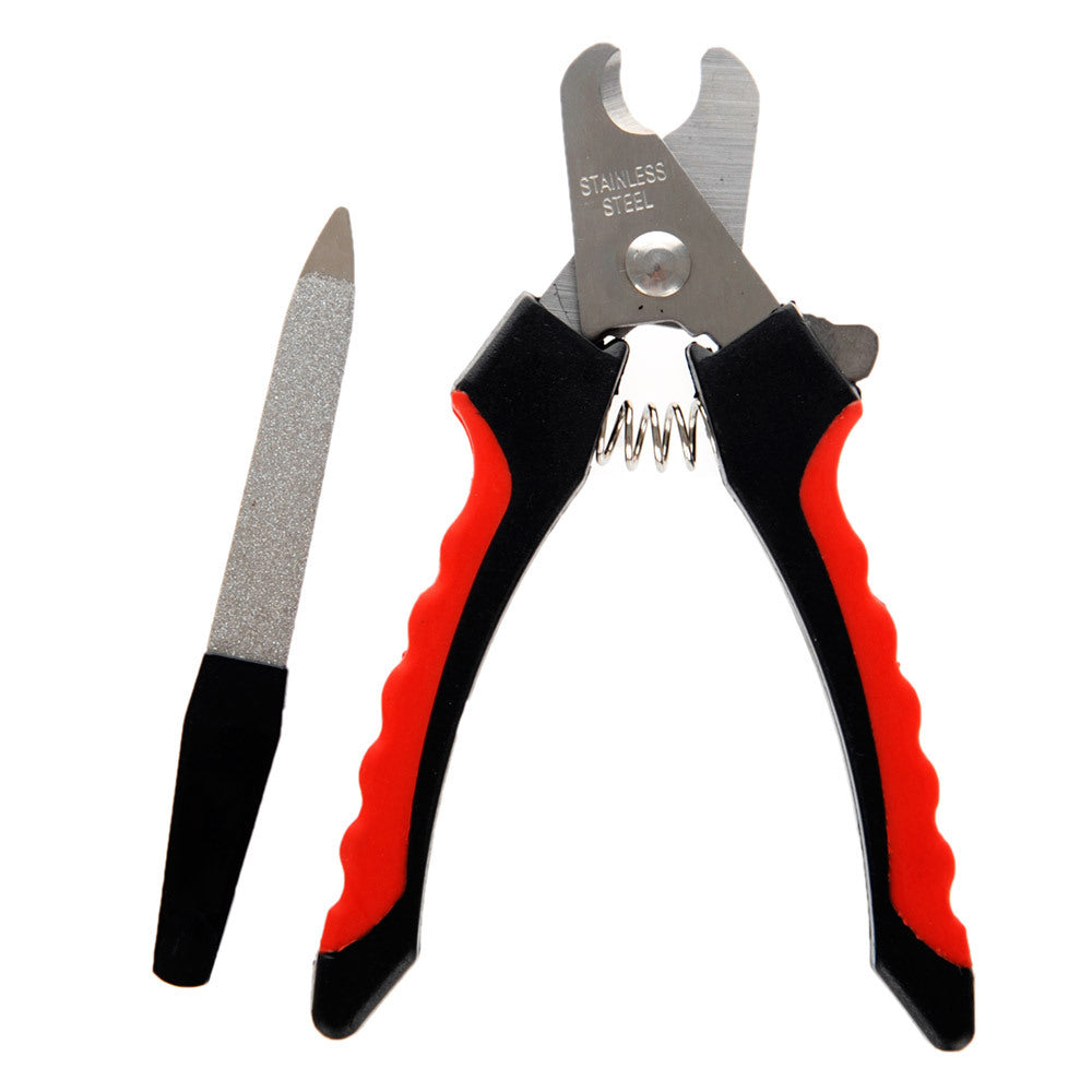 Pet LED Nail Scissors Claw Care Clippers Tool