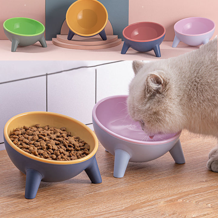 Pet Elevated Feeding Bowl Stand Nordic Style Food Dish