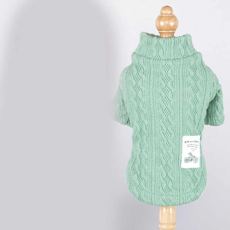 Warm Knitted Pet Sweater For Comfort Wear