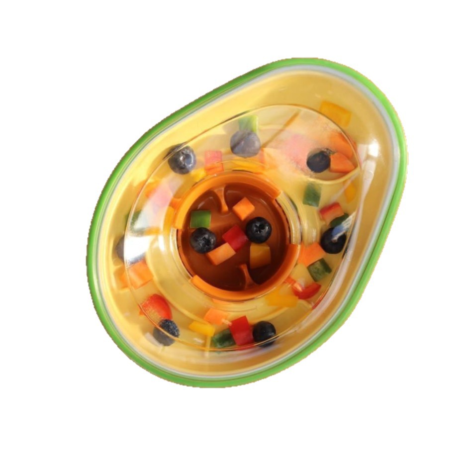 Pet Anti-Tumble Avocado Feeding Bowl