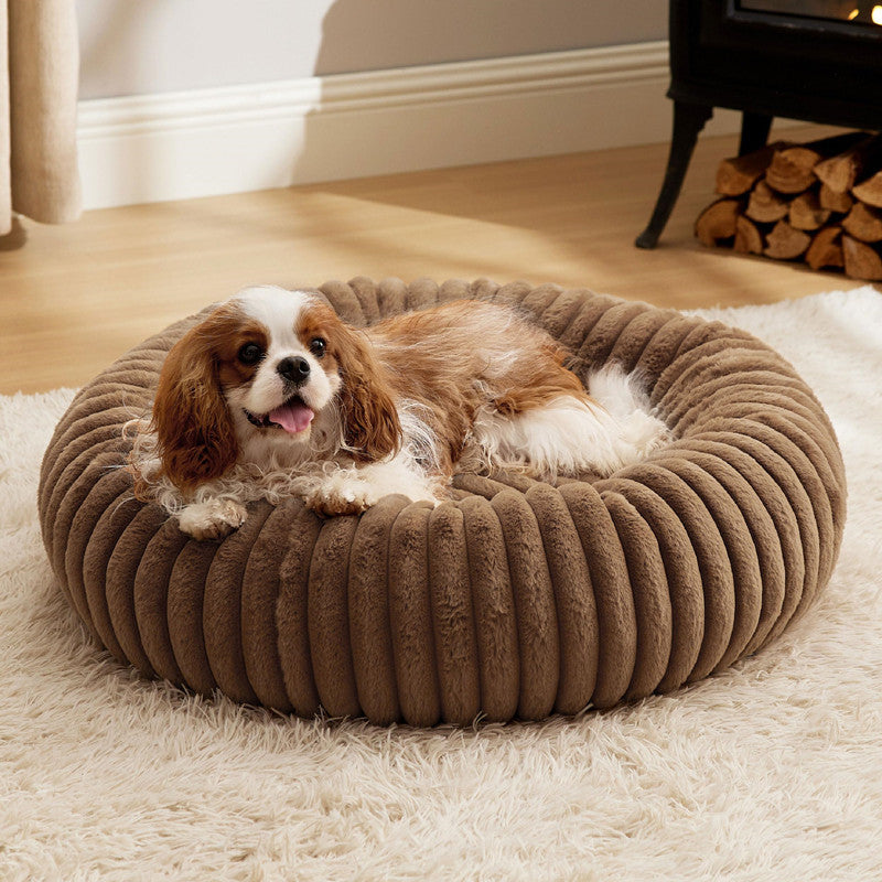 Pet Plush Round Warm Winter Bed Mat House