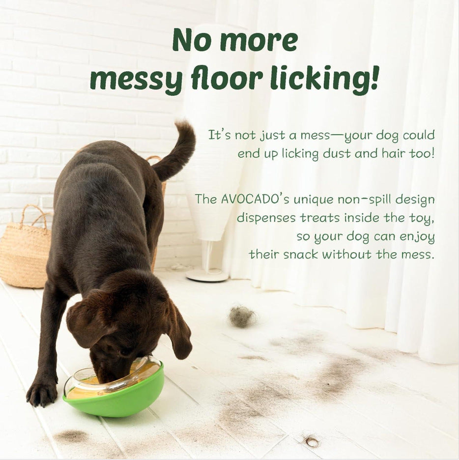 Pet Anti-Tumble Avocado Feeding Bowl