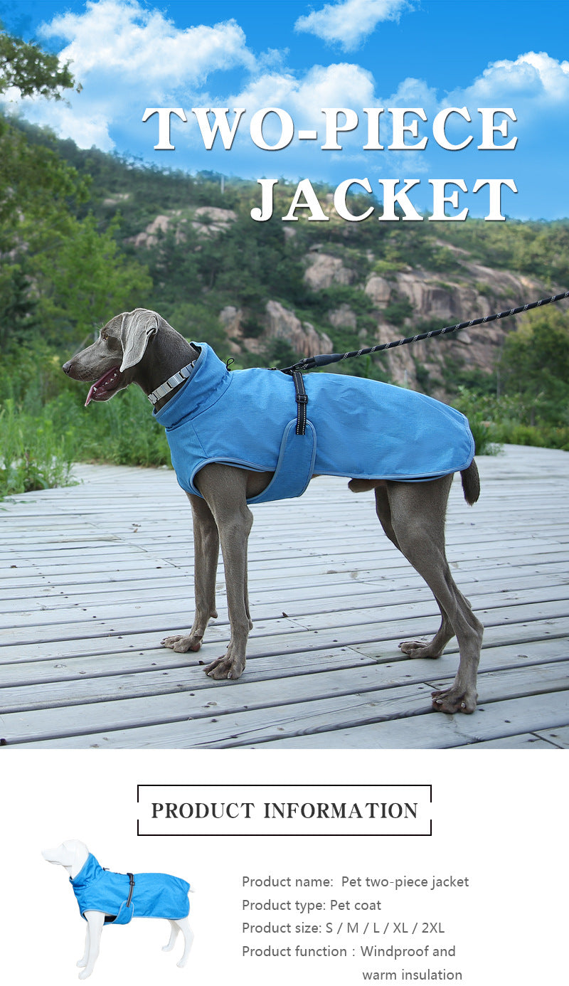 Winter Outdoor Pet Ski Suit Shell Jacket