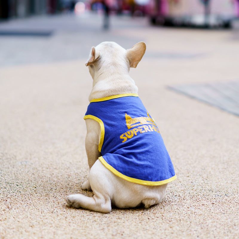 Fashion Personality Summer Pet T Shirt For Comfortable Wear