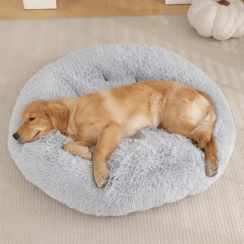 Pet Round Plush Warm Sleep Bed House Mat