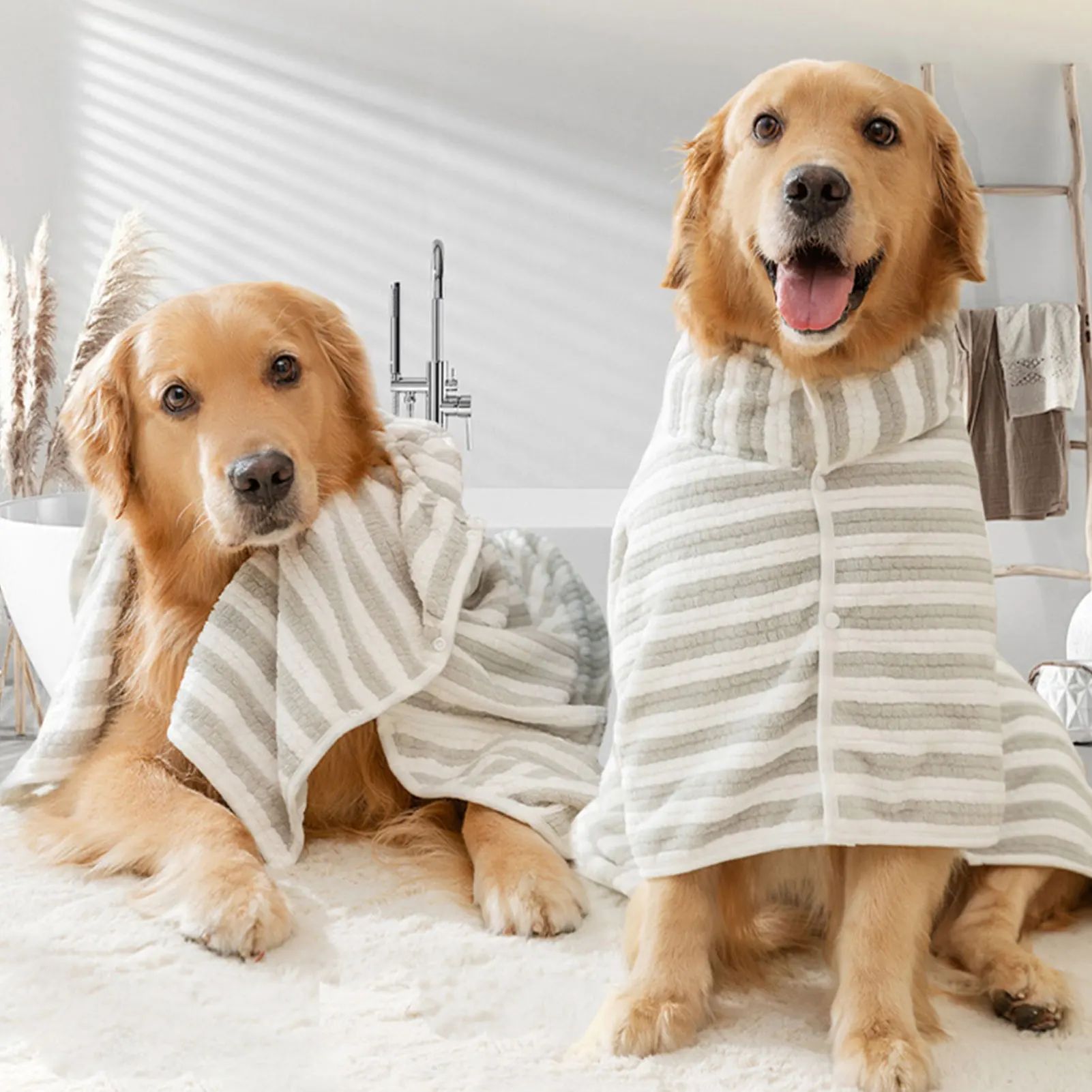 Ultra Absorbent Quick Dry Pet Bath Towel For All Sizes