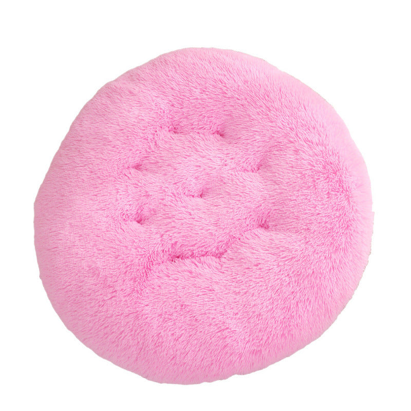 Pet Round Plush Warm Sleep Bed House Mat