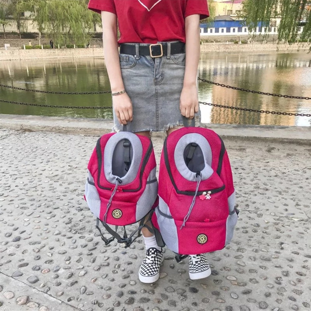 Portable Outdoor Travel Backpack Pet Carrier Bag For Comfort And Mobility