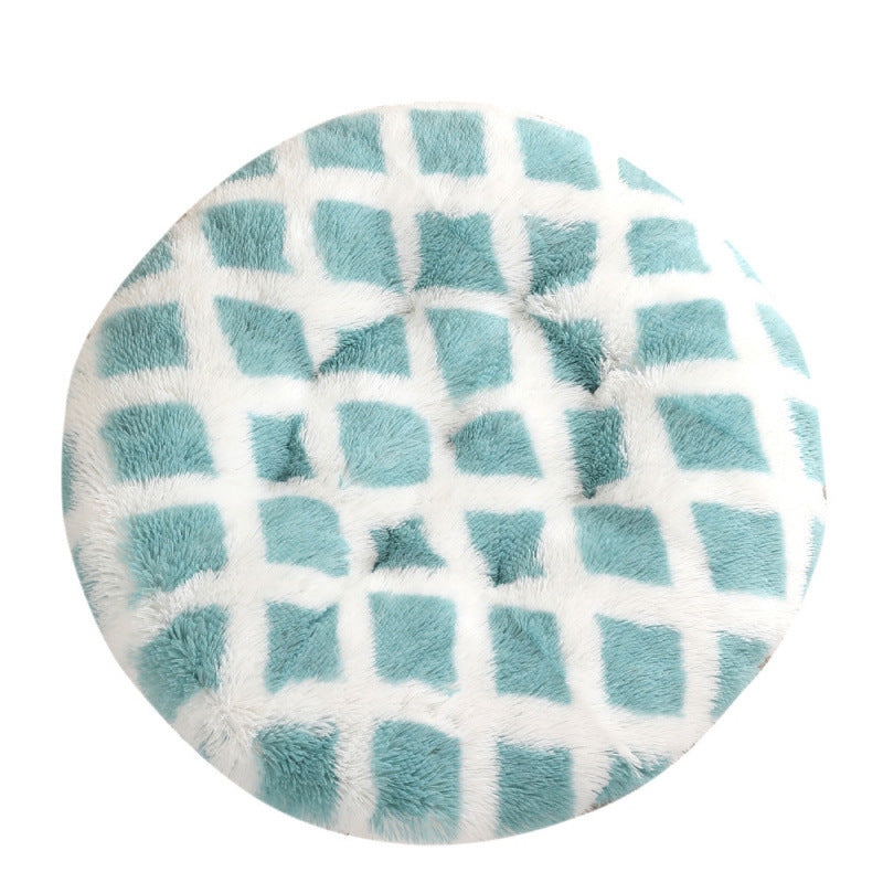 Pet Round Plush Warm Sleep Bed House Mat