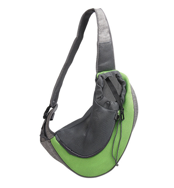 Mesh Oxford Pet Carrier Shoulder Bag For Outdoor Travel And Comfort