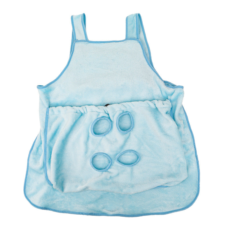 Plush Hanging Chest Pet Carrier Pouch For Outdoor Travel And Comfort