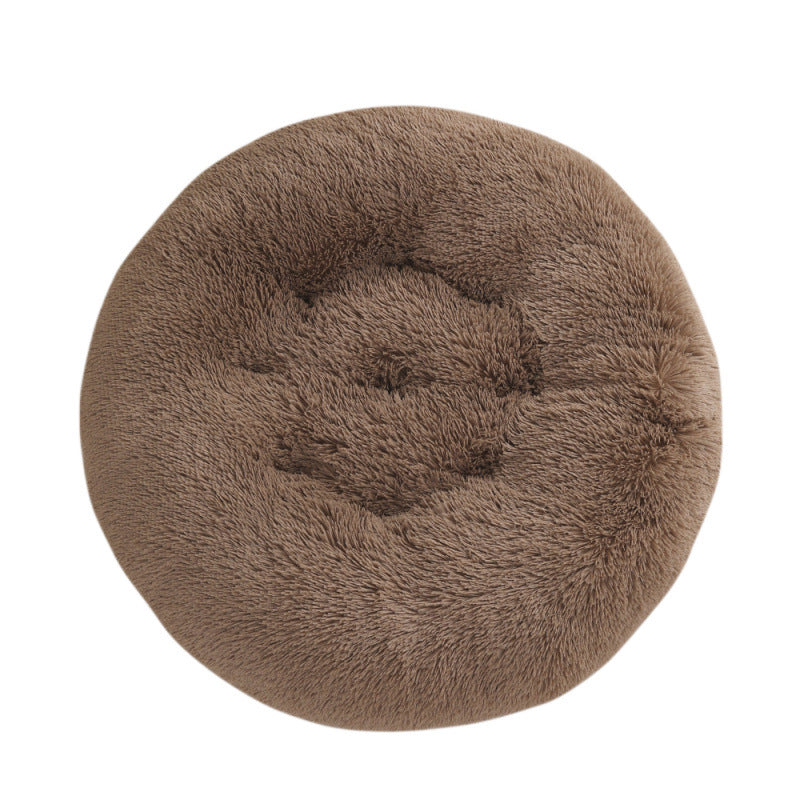 Pet Round Plush Warm Sleep Bed House Mat