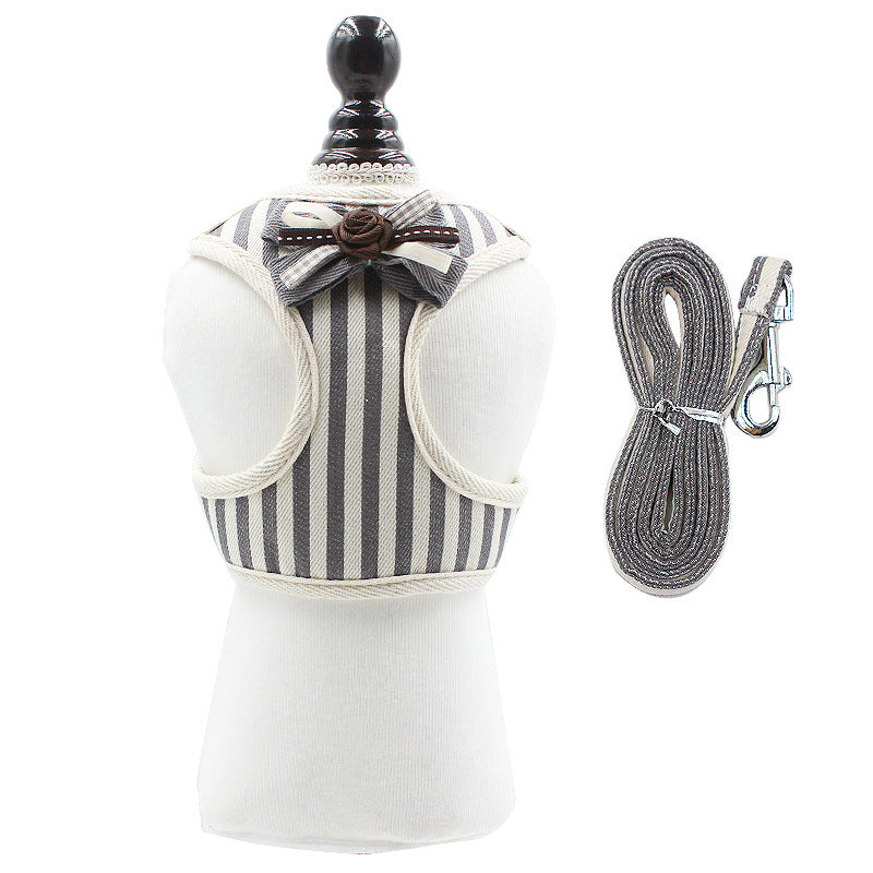 Vest Style Pet Chest Strap Leash Adjustable Walking Harness