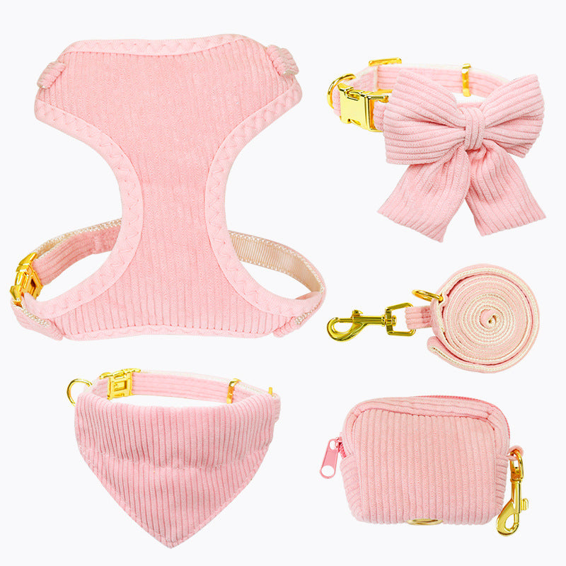 Pet Outdoor Harness And Leash Set