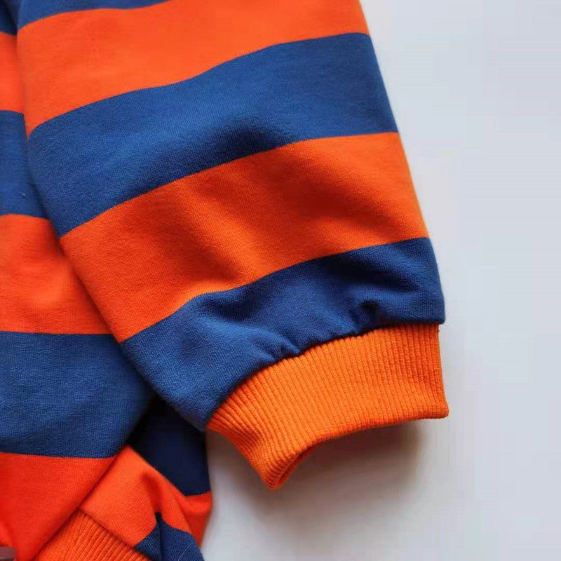 Striped Cotton Pet T Shirt Fashion Cute Simple Style