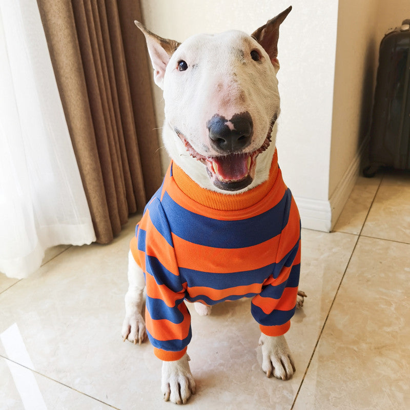 Striped Cotton Pet T Shirt Fashion Cute Simple Style