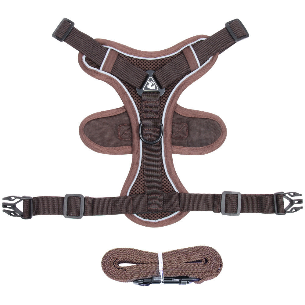 Pet Harness Vest Chest Strap With Leash