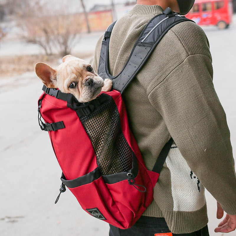 Portable Pet Backpack Carrier For Outdoor Travel And Comfort
