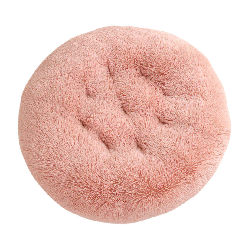 Pet Round Plush Warm Sleep Bed House Mat
