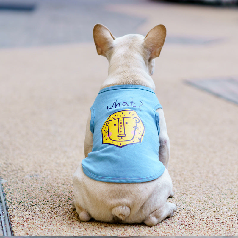 Fashion Personality Summer Pet T Shirt For Comfortable Wear