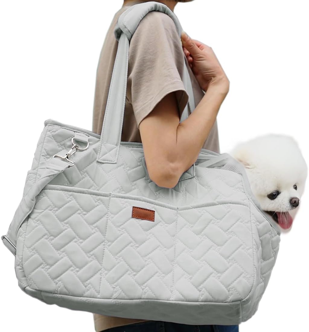 Breathable Mesh Pet Carrier Bag With Soft Cushion And Pockets