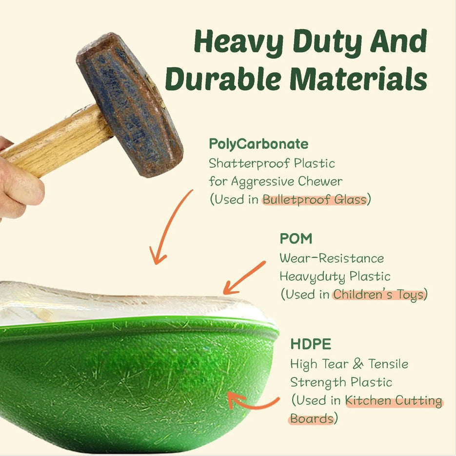 Pet Anti-Tumble Avocado Feeding Bowl