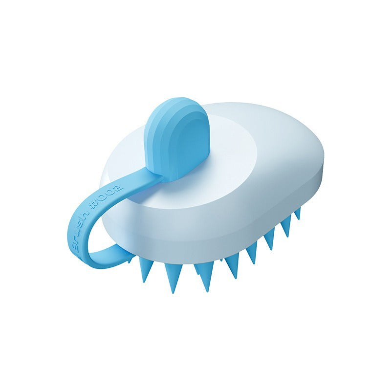 Soft Gel Pet Bath Brush Shampoo Massager Tool