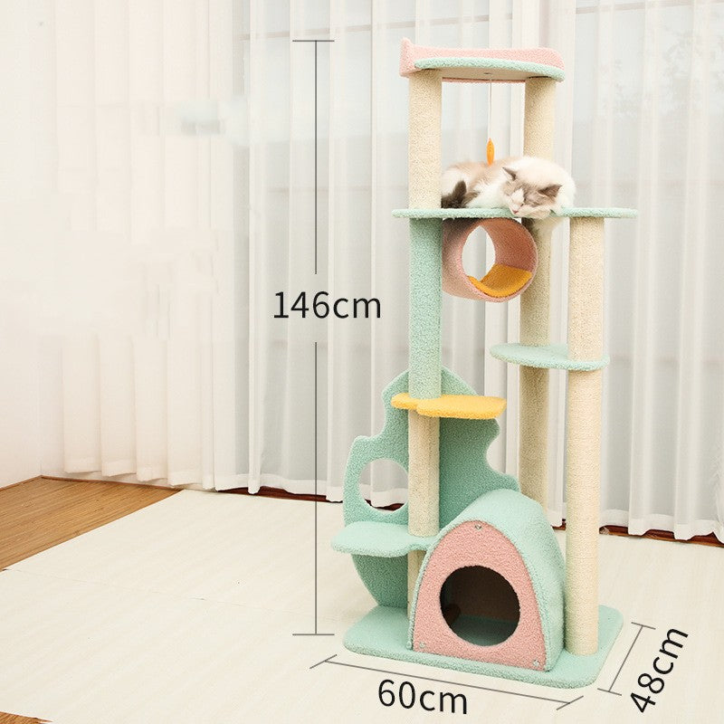 Large Pet Scratching Post Toy For Claw Care And Play
