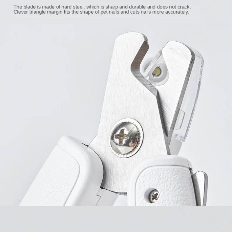 LED Light Pet Nail Clipper Scissors Trimming Tool