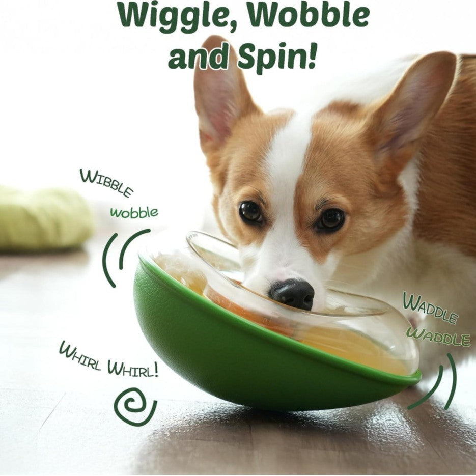 Pet Anti-Tumble Avocado Feeding Bowl