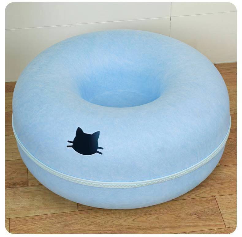 Comfortable Round Pet Tunnel Bed For Rest And Play