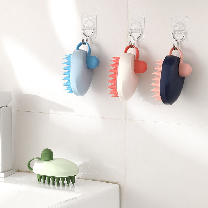 Soft Gel Pet Bath Brush Shampoo Massager Tool