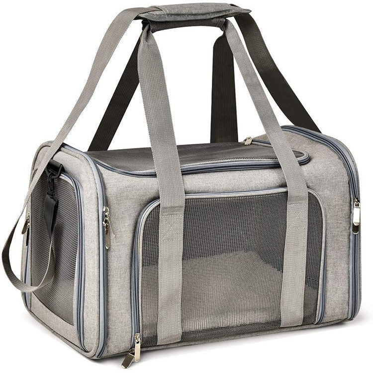 Pet Carrier Bag Portable Foldable Handheld Travel Design
