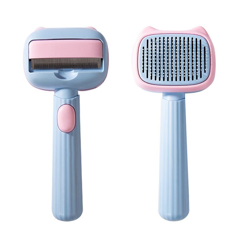 Pet Deshedding Grooming Brush For Hair Removal And Shedding Control