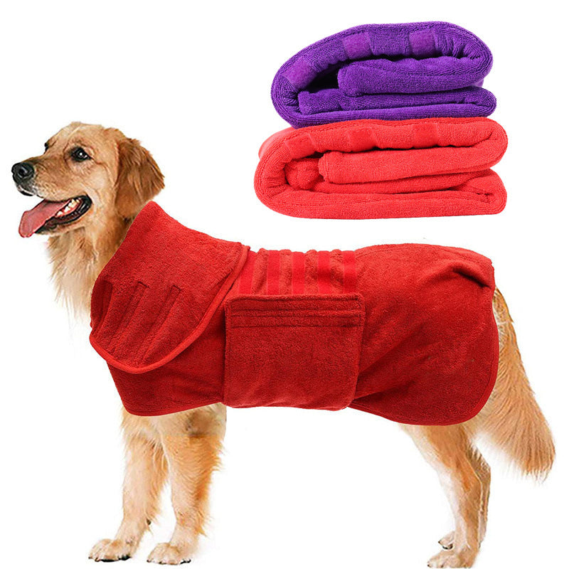 Super Absorbent Quick Dry Fiber Pet Bath Towel