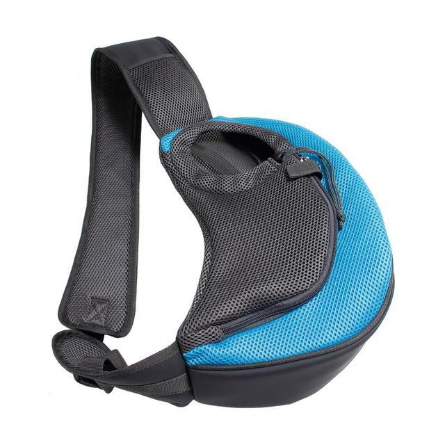 Mesh Oxford Pet Carrier Shoulder Bag For Outdoor Travel And Comfort