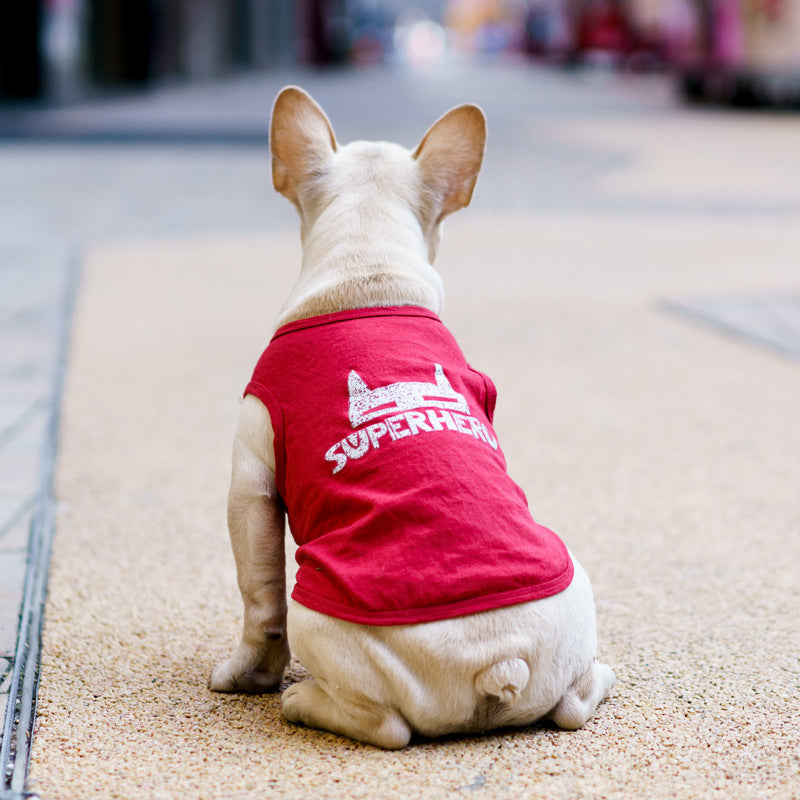 Fashion Personality Summer Pet T Shirt For Comfortable Wear