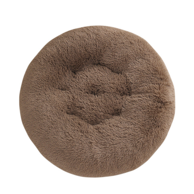 Pet Round Plush Warm Sleep Bed House Mat