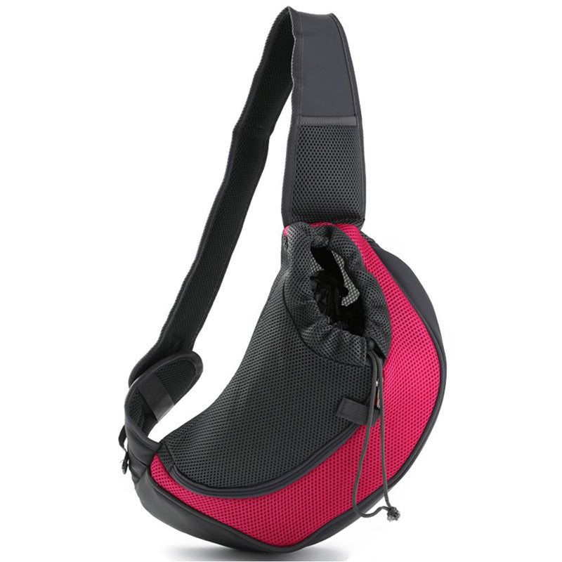 Mesh Oxford Pet Carrier Shoulder Bag For Outdoor Travel And Comfort