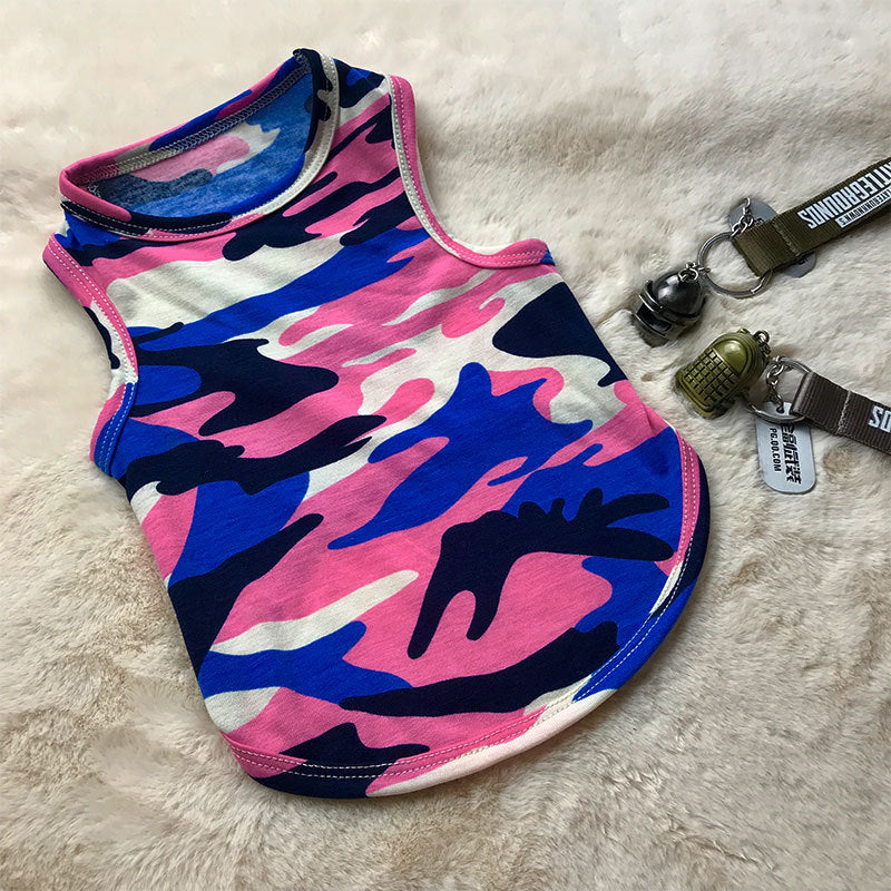 Fashion Personality Summer Pet T Shirt For Comfortable Wear