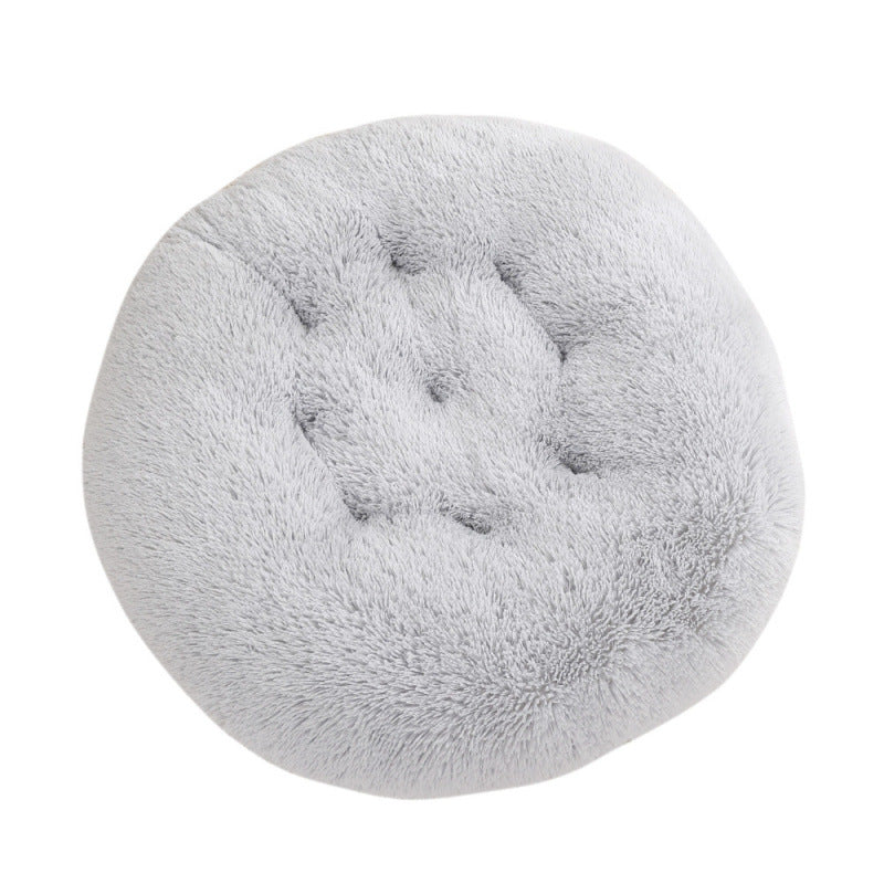 Pet Round Plush Warm Sleep Bed House Mat