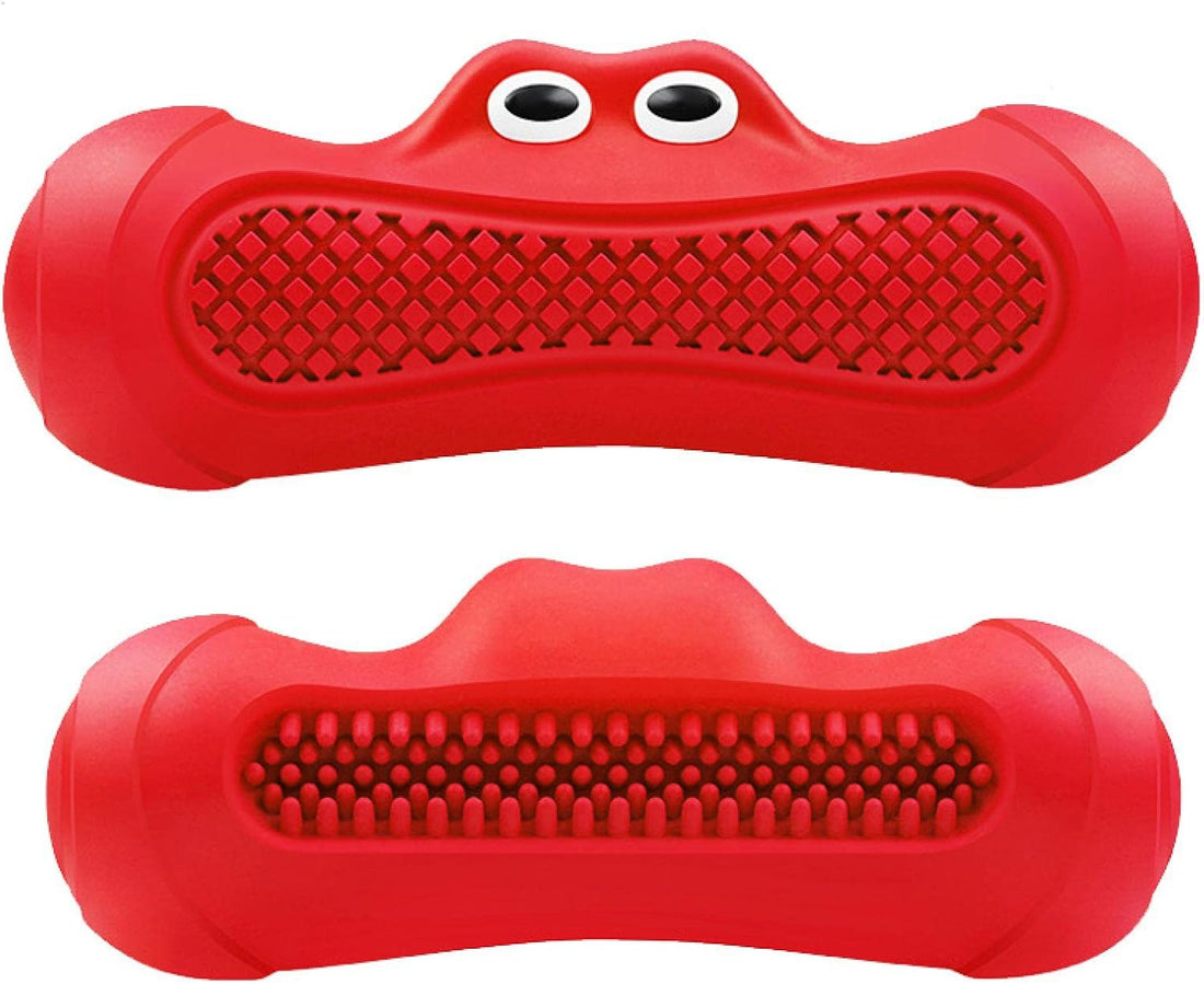 Vocal Rugby Shaped Pet Toy Natural Rubber Bite Resistant