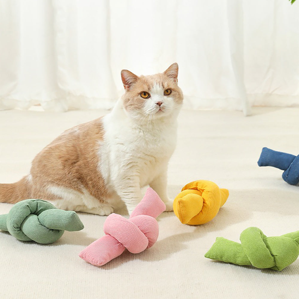 Natural Cotton Knot Rope Chew Toy For Pets