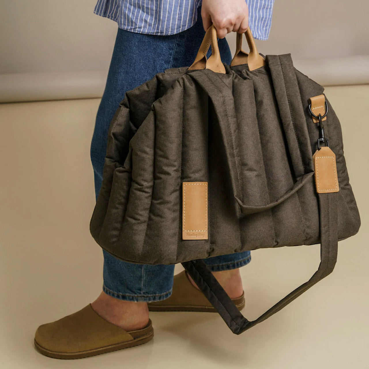 Lightweight Waterproof Pet Carrier Handbag For Outdoor Travel And Fashion Use