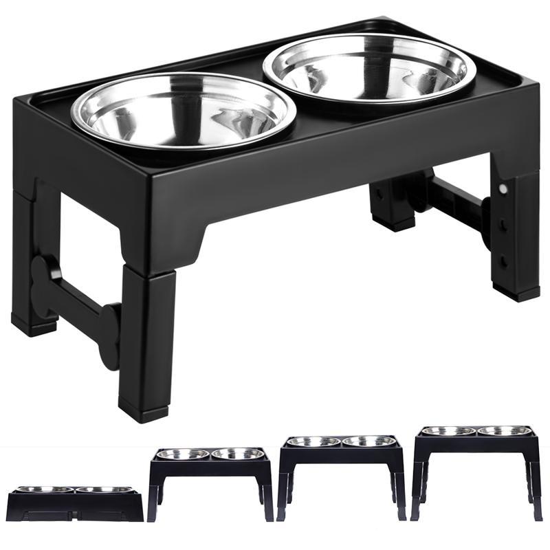 Pet Elevated Feeding Bowl Neck Protection Anti-Tumble Design