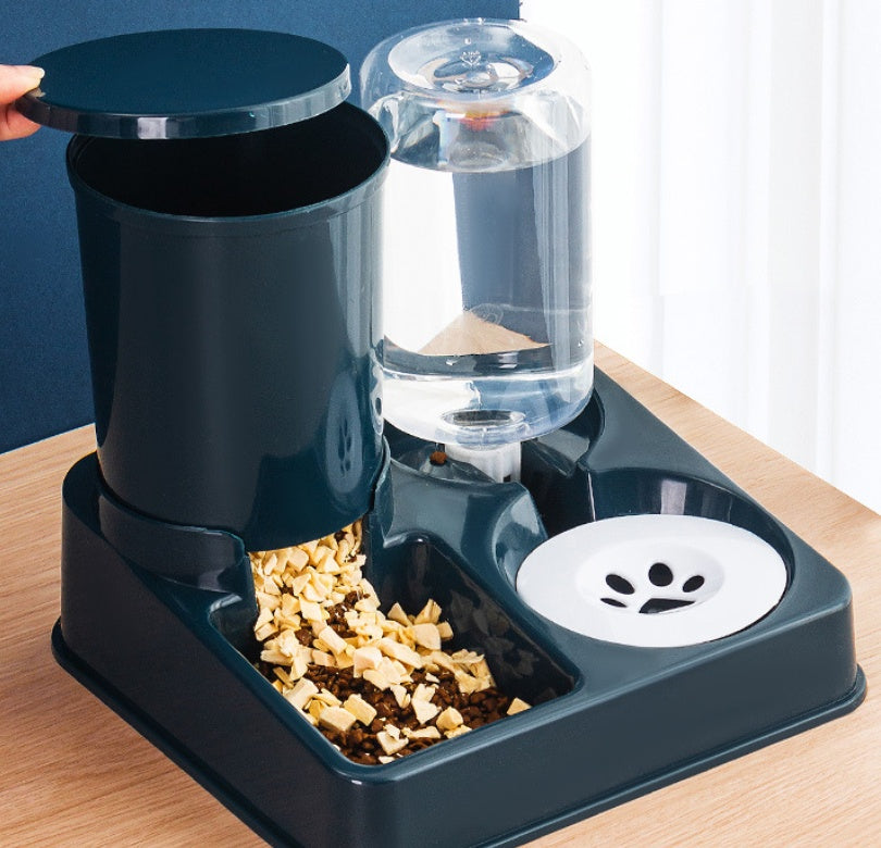 Automatic Pet Feeding Bowl And Basin Combined Device