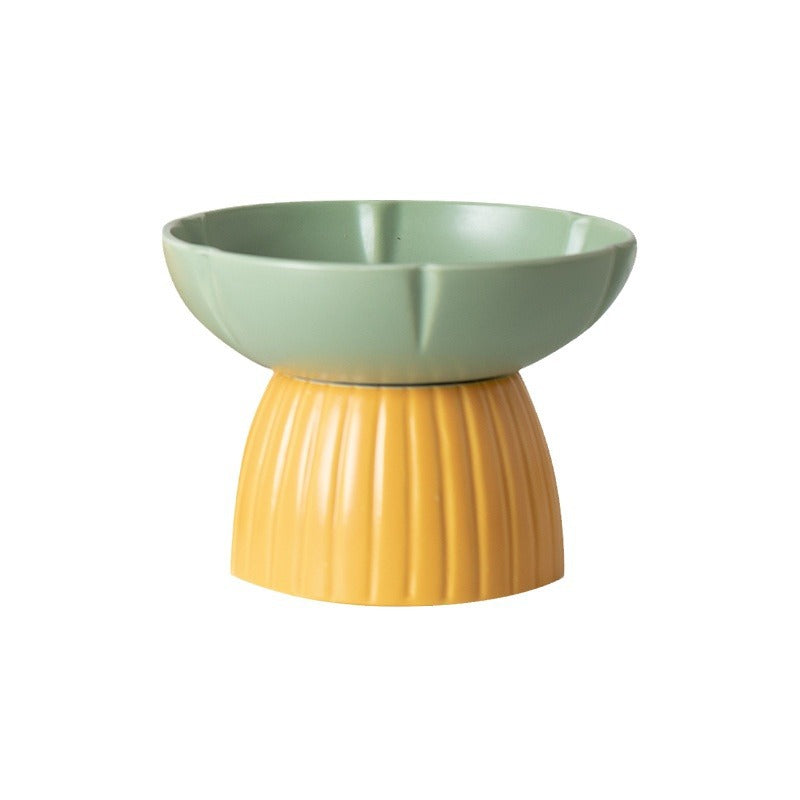 Macaron Style Ceramic Pet Feeding Bowl Candy Colors