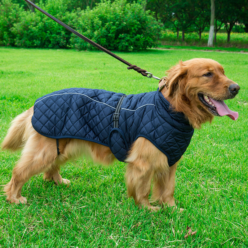 Adjustable Warm Cotton Pet Jacket For Comfort