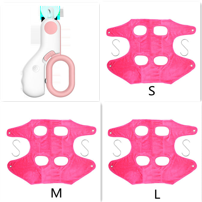LED Illuminated Mini ABS Pet Nail Trimmer Tool