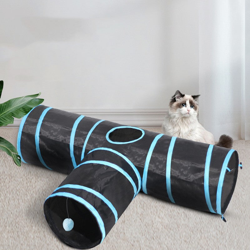 Foldable Pet Tunnel Climbing Toy For Exercise And Play